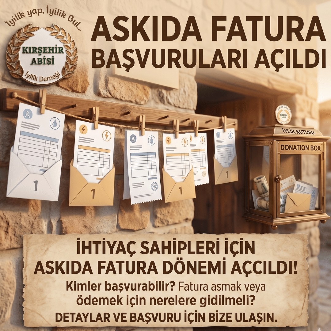 Askıda Fatura Başvuruları Açıldı